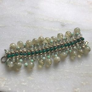 Banana Republic Beaded Green Bracelet